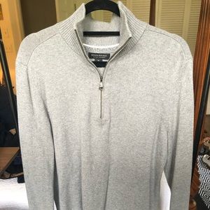 Banana Republic Cashmere Quarter Zip Pullover
